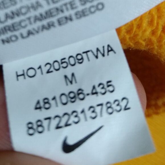 Nike Spell Out Logo Zipper Hoodie Sweatshirt - Picture 7 of 9